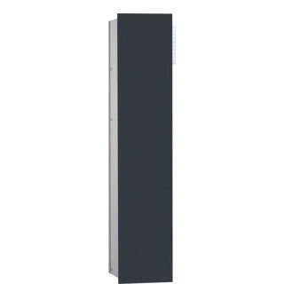 Afbeelding van Emco asis module 2 0 inbouw toiletmodule met 1 deur 17x81 1cm links zwart 975427553