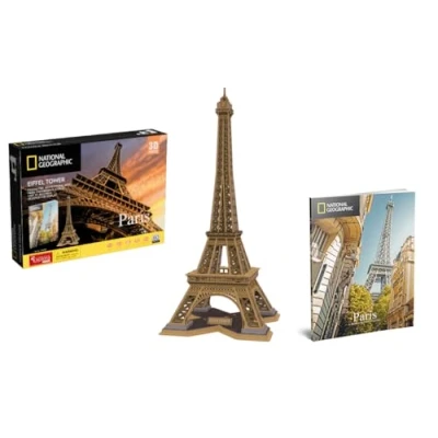 Afbeelding van 3D Puzzel Eiffeltoren Constructiespel EXPLORA 80 stukjes Vanaf 8 jaar