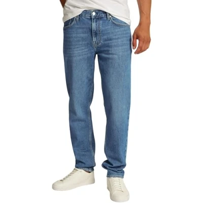 Afbeelding van Tommy Hilfiger Harlem Jeans Tapered Fit, Heren, Maat: 32x30, Roger indigo