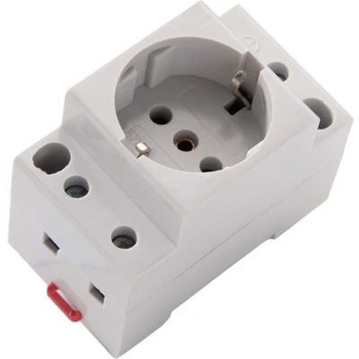 Afbeelding van UNIVERSELE WANDCONTACTDOOS DIN RAIL