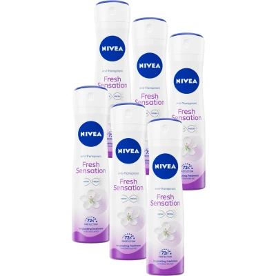 Afbeelding van 6x Nivea Deodorant Spray Fresh Sensation 150 ml