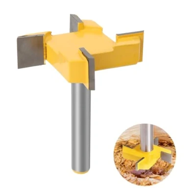 Afbeelding van Dfuqanb CNC spoilboard, 8 mm Schacht Reiniging frees, Spoilboard oppervlak Bit afvlakfrees oppervlakte bit, Schaaffrees schacht, voor houtbewerking