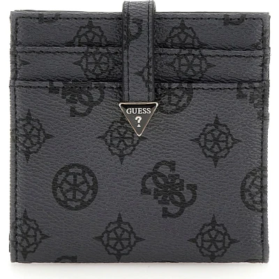 Afbeelding van Guess Laurel SLG Tab Card Case Dames Portemonnee Grijs One Size