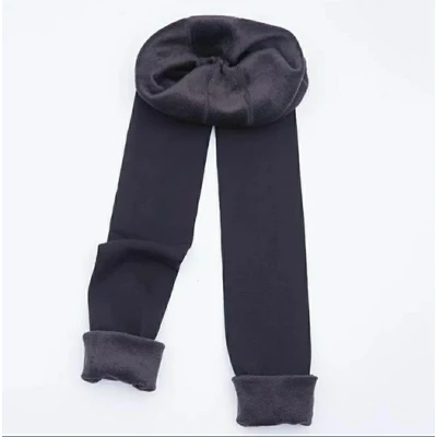 Afbeelding van Winter Fleece High wasted Legging_grijs_S