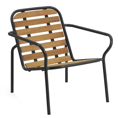 Afbeelding van Normann Copenhagen Vig Loungestoel Robiniahout Groen