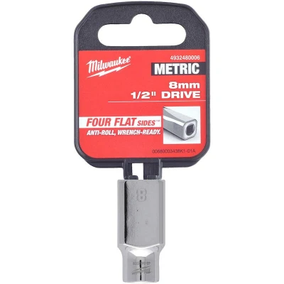 Afbeelding van Milwaukee Accessoires 1/2&quot; Dop Metrisch 8 mm 4932480006
