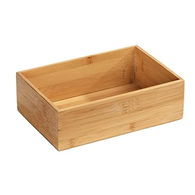 Afbeelding van Wenko Opbergdoos 22 X 15 Cm Bruin Bamboe