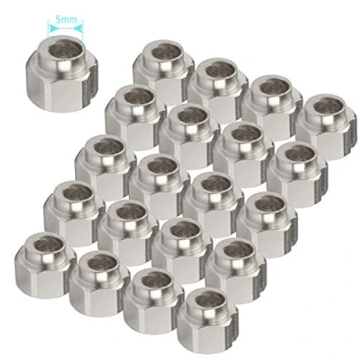 Afbeelding van Chudian 20 stuks roestvrijstalen excentrieke spacer moeren, 5 mm boring voor V wiel, aluminium extruder 3D printer