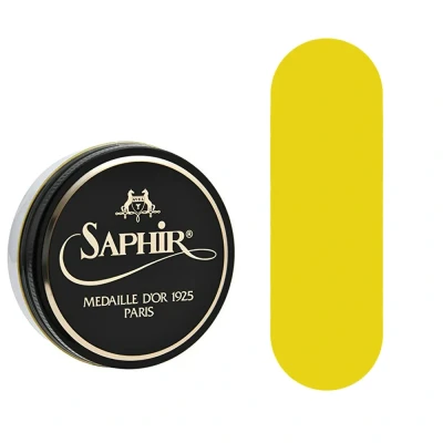 Afbeelding van Saphir Médaille d&#039;Or Pate de Luxe schoenwas 50ml 79 Geel
