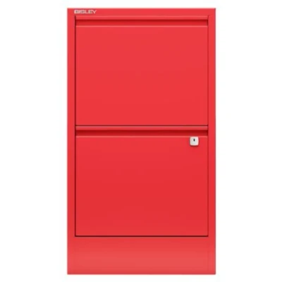 Afbeelding van Bisley Home Filer, 2 HR laden, metaal, 670 kardinaalrood, 40 x 41,3 67,2 cm
