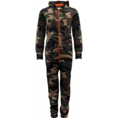 Afbeelding van Camouflage onesie maat 134/140 Legerprint huispak