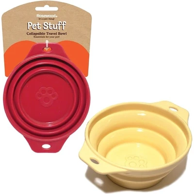 Afbeelding van Rosewood Pet Stuff Drinkbak Opvouwbaar Assorti
