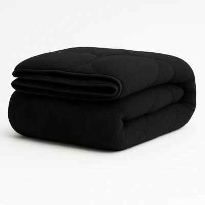 Afbeelding van Sleeptime 2 in 1 Teddy Dekbed zonder Overtrek 200 x cm Zwart
