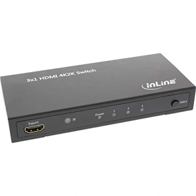 Afbeelding van InLine HDMI schakelaar, Schakeldoos