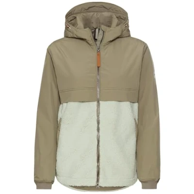 Afbeelding van camel active MIT Kapuze Fleecejas, Dames, Maat: 40, Sage