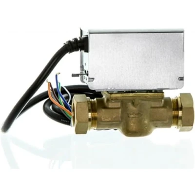 Afbeelding van Team Controls 2 Twee Poort Gemotoriseerde Zone Klep 22mm 5 Draad, Directe Vervanging voor Honeywell V4043H, Toren, Banico, Horstmann