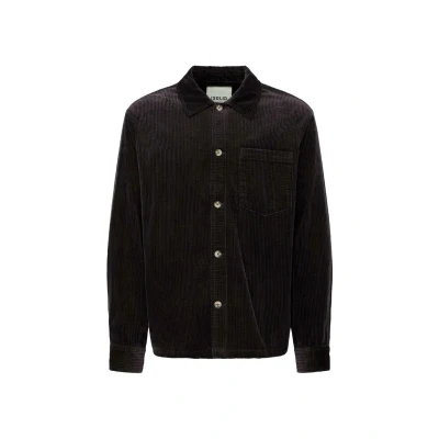 Afbeelding van Solid Ingvi Overhemd, Heren, Maat: Large, True black