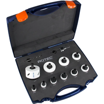 Afbeelding van Rotec BiM Gatzagenset &quot;Elektricien&quot; met Quick Change (13 delig) SDS+