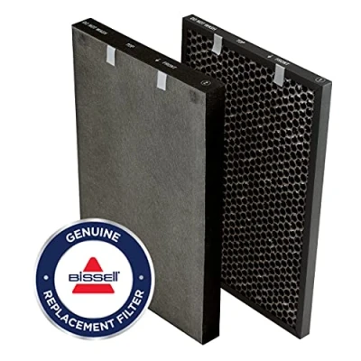 Afbeelding van Originele BISSELL® air220 Luchtreiniger Vervanging HEPA + voorfilter en actieve koolfilterpakket, 3315, zwart