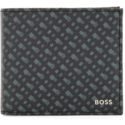 Afbeelding van Hugo Boss Byron 4cc coin portemonnee RFID heren black