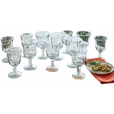 Afbeelding van LOBERON Glas set van 12 Antrim helder