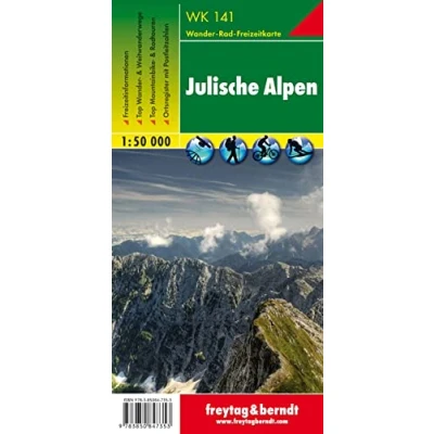 Afbeelding van F&amp;B WK141 Julische Alpen: Wandel en fietsatlas 1:50 000