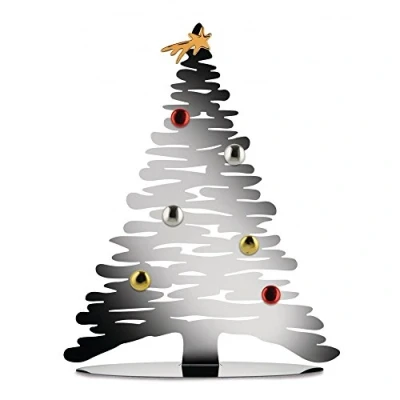 Afbeelding van Alessi Kerstboom Bark BM06 Zilver 45 cm door Michel Boucquillon &amp; Donia Maaoui