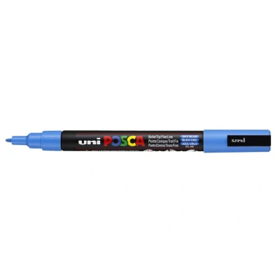 Afbeelding van Verfstift Posca PC3M F hemelsblauw