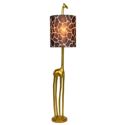 Afbeelding van Lucide EXTRAVAGANZA MISS TALL Vloerlamp Ø 31,5 cm 1xE27 Mat Goud / Messing