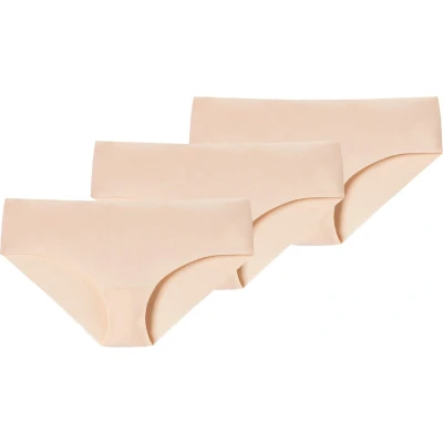Afbeelding van Schiesser 3ER PACK Invisible Light Slip, Dames, Maat: 34, Sand