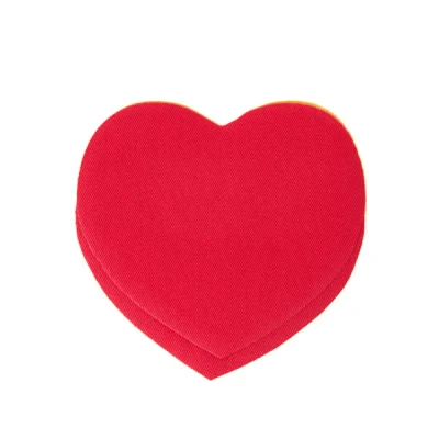 Afbeelding van Kleiber Hartvormige jeans patch om op te strijken, rood