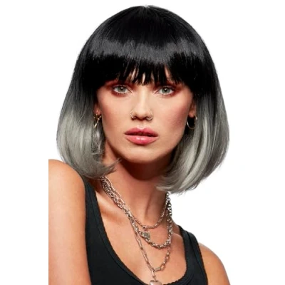 Afbeelding van Manic Panic? Alien Grey? Ombre Glam Doll Wig