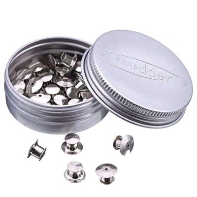 Afbeelding van Keepers Backs, 30 stuks, zonder gereedschap, zilverkleurig