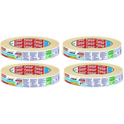 Afbeelding van 4x Schilderstape/maskeertape 19 mm x 50 m Afplaktape