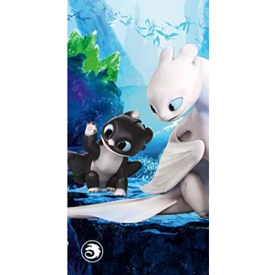 Afbeelding van Serviette de plage Dragons 140 cm x 70