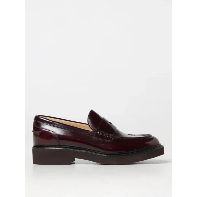 Afbeelding van Platform Patent Leather Loafers Wo Wine