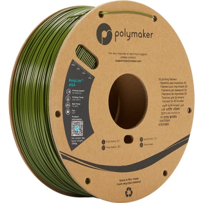 Afbeelding van Polymaker PolyLite ASA Filament Army Green 1,75mm 1KG