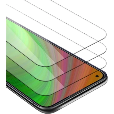 Afbeelding van Cadorabo 3x Screenprotector geschikt voor ZTE Blade V2020 Beschermende Pantser Film in KRISTALHELDER Getemperd (Tempered) Display beschermend glas 9H hardheid met 3D Touch