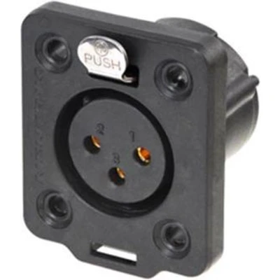 Afbeelding van NEUTRIK 3 POLIG XLR CHASSISDEEL VROUWELIJK HEAVY DUTY TRUE OUTDOOR PROTECTED (TOP)