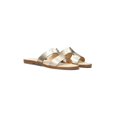 Afbeelding van Notre V Muiltjes, Dames, Maat: 38, Goud Schoenen