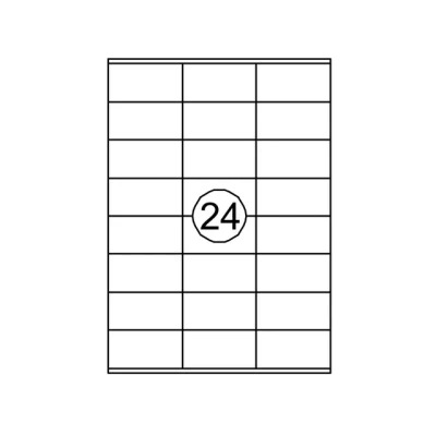 Afbeelding van Etiket Quantore 70x36mm 2400stuks