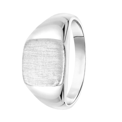 Afbeelding van Lucardi Ring silvercoloured voor kinderen, Maat: 49, Silver coloured