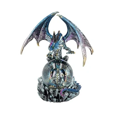 Afbeelding van Nemesis Now Azul Oracle Sneeuwbol, Blauw, 19cm