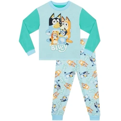 Afbeelding van Bluey Pyjamas Jongens Pyjama Sets Bingo Lange Mouwen PJs Voor Blauw 92