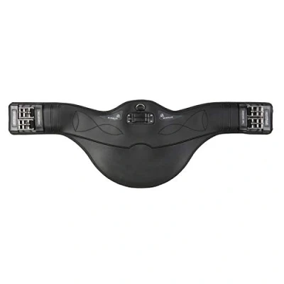 Afbeelding van Acavallo Korte Singel met Buikflap Comfort Gel 55 Zwart