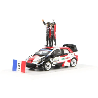 Afbeelding van Toyota Yaris WRC Spark Modelauto 1:43 2021 Sebastien Ogier / Julien Ingrassia Gazoo Racing
