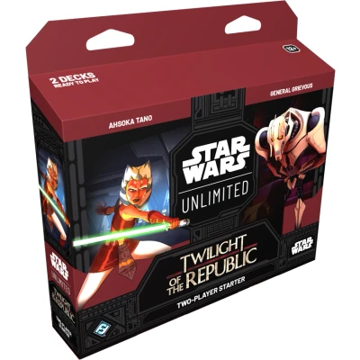 Afbeelding van Star Wars: Unlimited TCG Twilight of the Republic STARTER SET Master Clone Wars! Trading Card Game voor kinderen en volwassenen, leeftijd 12+, 2 spelers, 20 min speeltijd, gemaakt door Fantasy