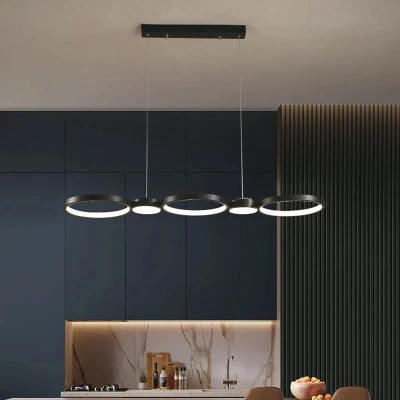 Afbeelding van V TAC VT 7820 B Designer plafondlampen hanglampen IP20 Zwarte behuizing 38 watt 4560 lumen 3000K
