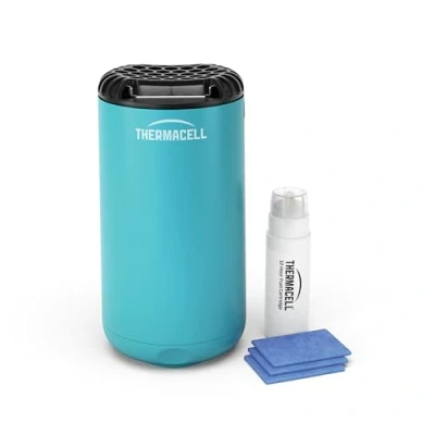 Afbeelding van Thermacell Insectenwering voor buiten, 20 m², zonder DEET, incl. diffuser + navulverpakking 3 navulverpakkingen, blauw