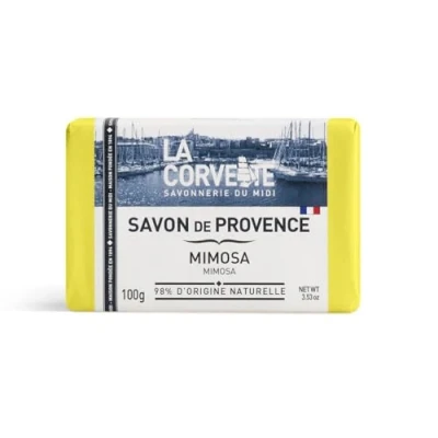 Afbeelding van La Corvette Mimosa zeep uit de Provence 100 g